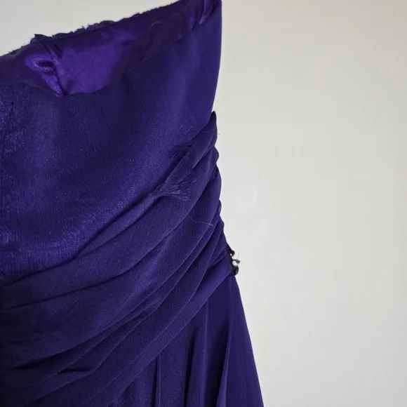 beach club dress Elegant Purple Tulle Short Prom Dress: Simple Bridesmaid Dress with Flirty  Silhouette